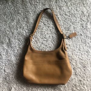 Vintage Leather Coach Bag